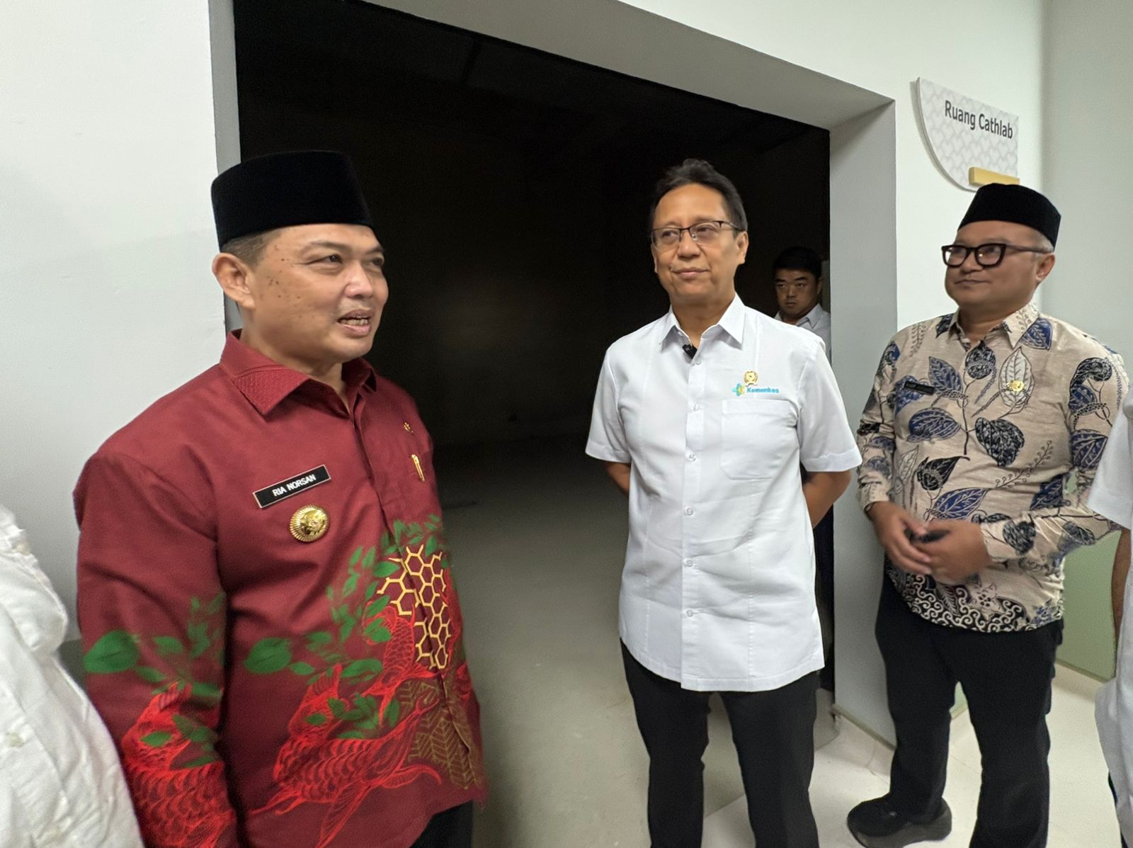 Gubernur Kalbar Ria Norsan di RSUD TBSI Kubu Raya